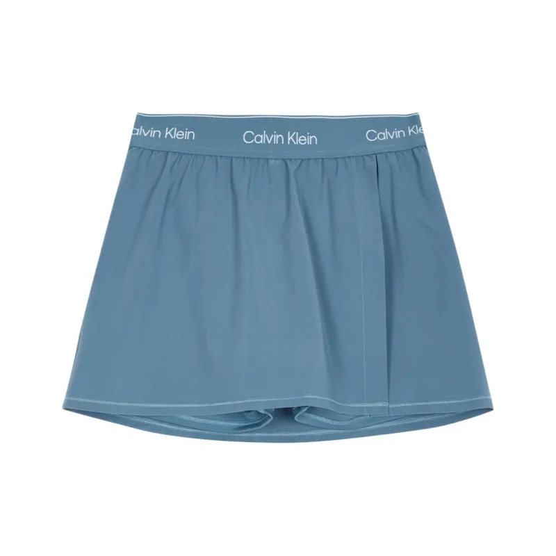 CALVIN KLEIN Casual Short Skirts Women's Blue-0