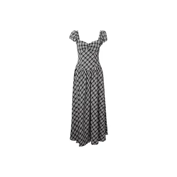 Incolore Slip Dresses Women's Plaid