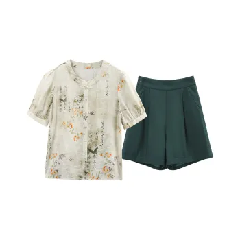 A Paradise For Awakening Casual Suit Women's Green