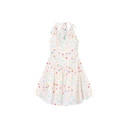 PAIN OR PLEASURE Slip Dresses Women's Apricot