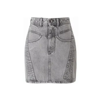 IRO NIGHT Casual Short Skirts Women's Light Gray