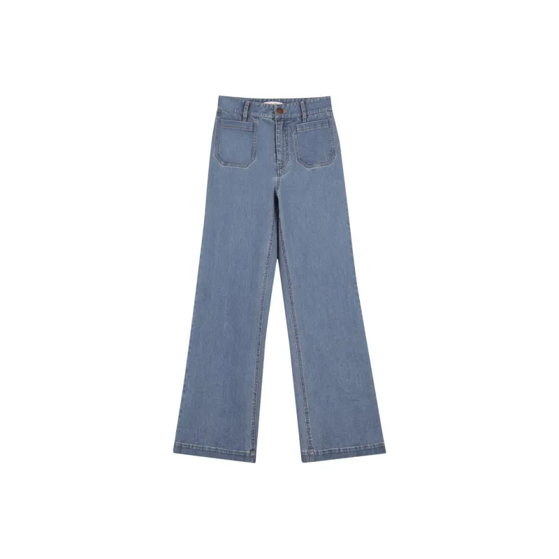 SOLIGHTER Jeans Women's Denim Blue-0