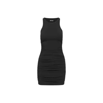 ARITZIA Tna Chill Malibu Dress Sleeveless Dress Women's BLACK/Black