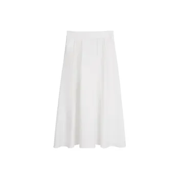 Migu Casual Long Skirts Women's Jasmine Serenade, White