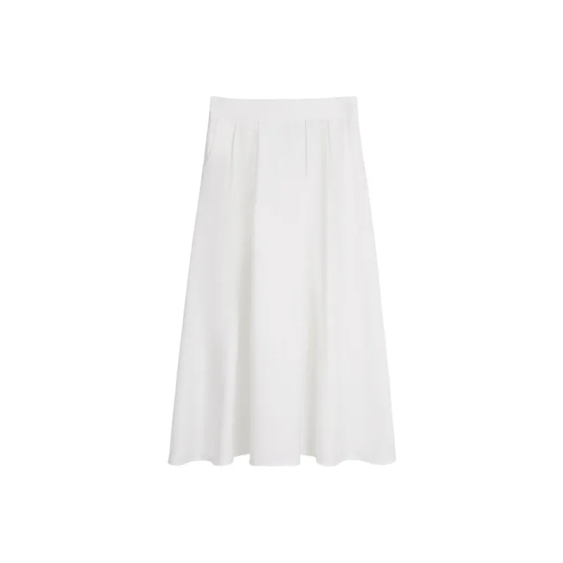 Migu Casual Long Skirts Women's Jasmine Serenade, White-0