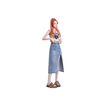 The New Age Family Denim Long Skirt Women's