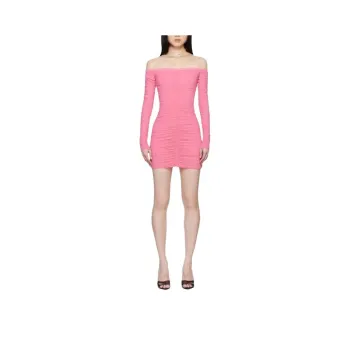 Blumarine Long Sleeved Dress Women's Pink