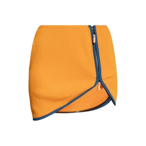 DIESEL Casual Short Skirts Women's Orange