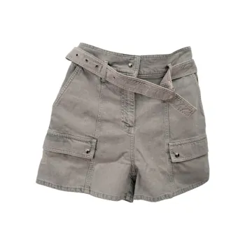 IRO NIGHT Denim Shorts Women's Green