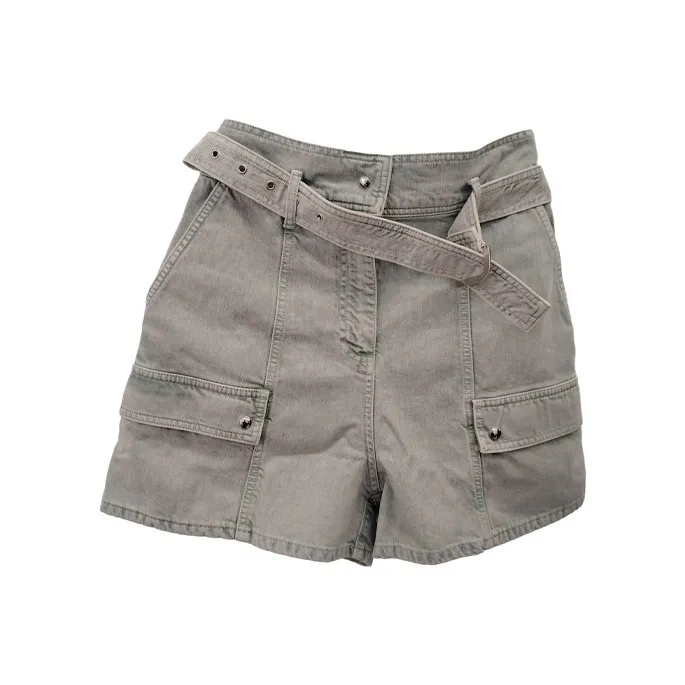 IRO NIGHT Denim Shorts Women's Green-0
