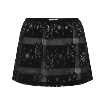 With Jean SS24 Casual Short Skirts Women's Black