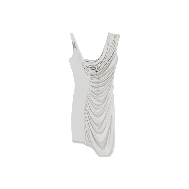 VERSACE Ruched Sleeveless Dress-0