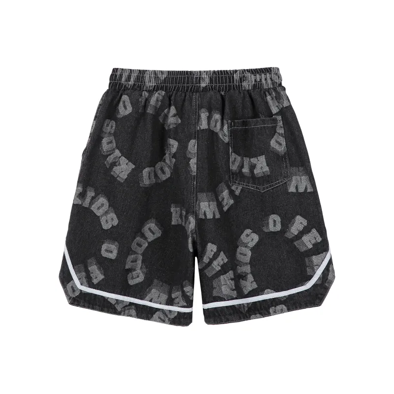 HOZZS Denim Shorts Unisex-1