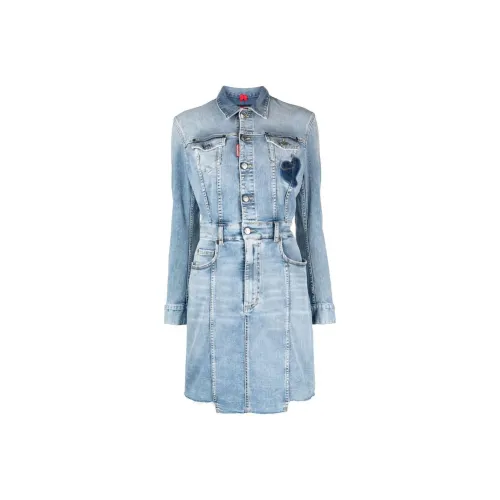 DSQUARED 2 Button up Denim Shirt Dress