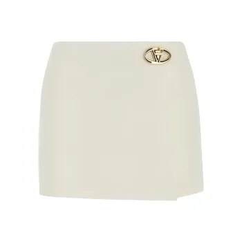 Valentino Casual Short Skirts Women's White