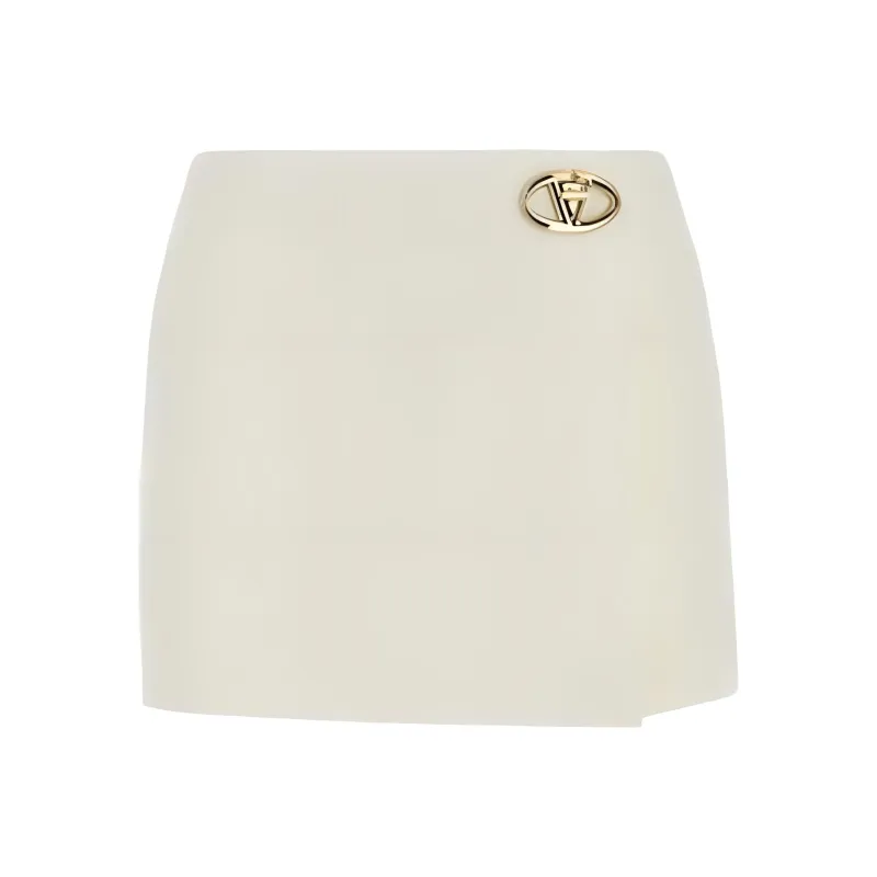 Valentino Casual Short Skirts Women's White-0