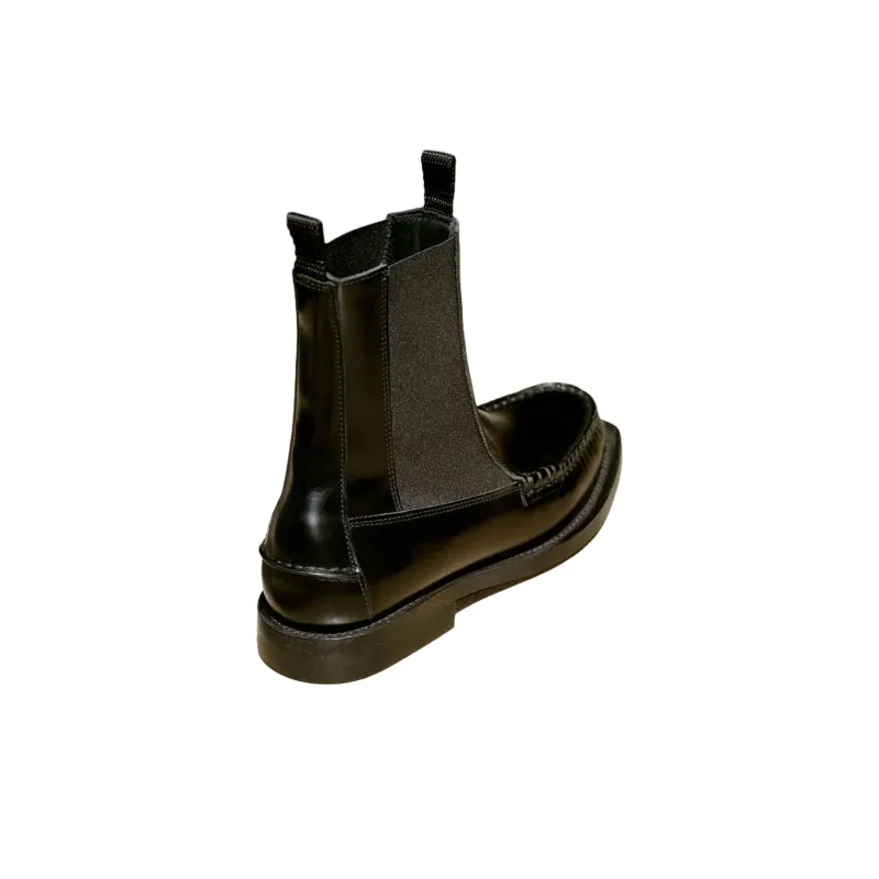 Hereu Alda Short Chelsea Boots Men's Black-2