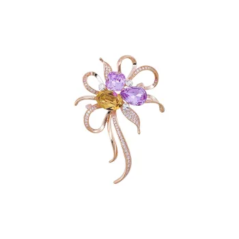 VIOLET Brooches Women's