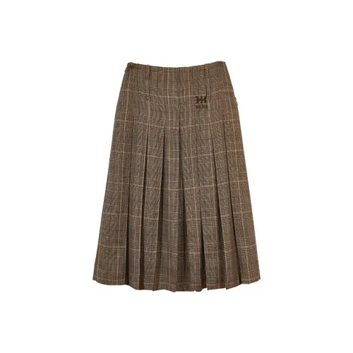 MLMR Casual Long Skirts Women's Chocolate Brown