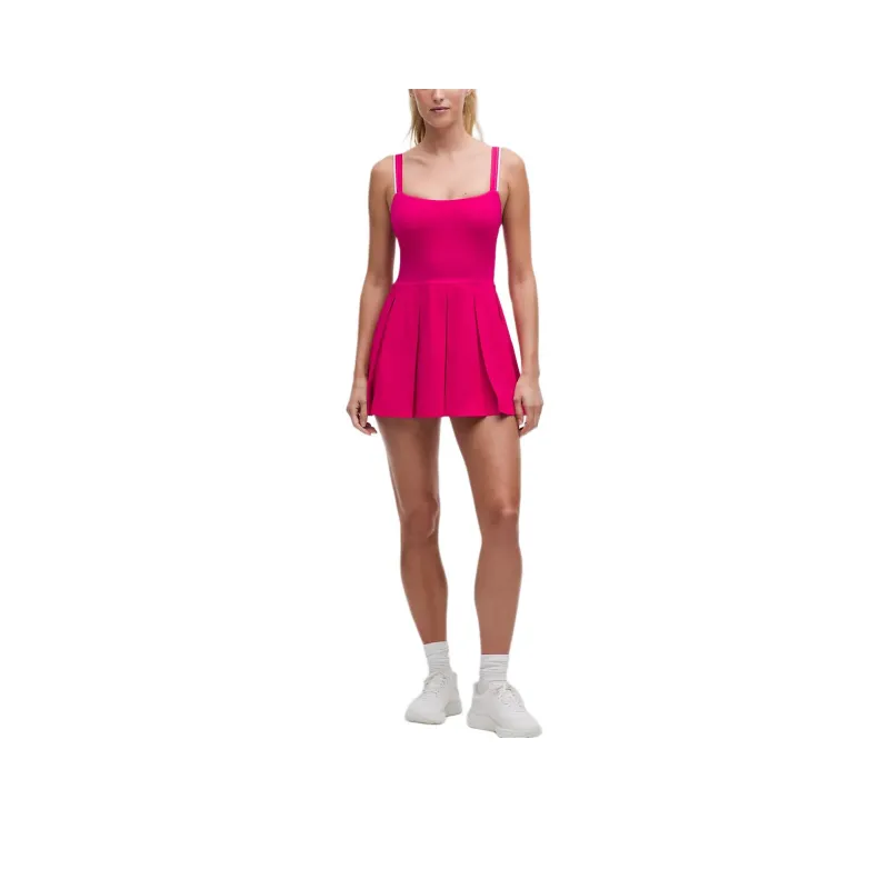 Lululemon Box Pleat Short Lined Tennis Dress Slip Dresses Women's-0