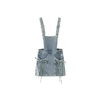 SECFLY OFFICIAL Sleeveless Dress Women's Steel Blue
