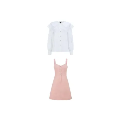 AIVEI Two Piece Skirt Sets Women's Lotus Root Powders