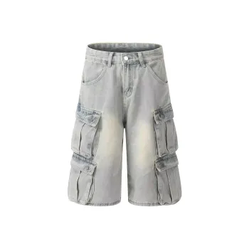 TONYBEAR Casual Shorts Men Blue