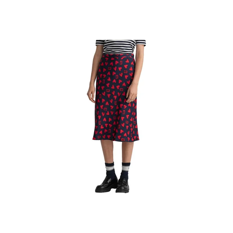 GANT Casual Long Skirts Women's 409 Dark Blue-0