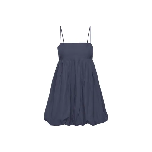 ARITZIA Sunday Best Elio Poplin Dress Slip Dresses Women's Ink Navy/Inks Navy