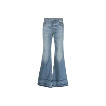 Chloé Frayed Edge Flared Jeans