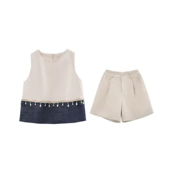 A Paradise For Awakening Casual Suit Women's Beige