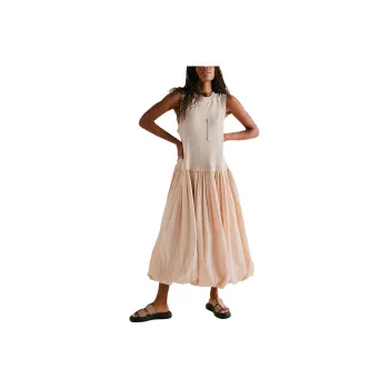 FREE PEOPLE Calla Lilly Dress Sleeveless Dress Women's Sandstone