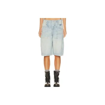FREE PEOPLE Denim Shorts Women's Light Blue