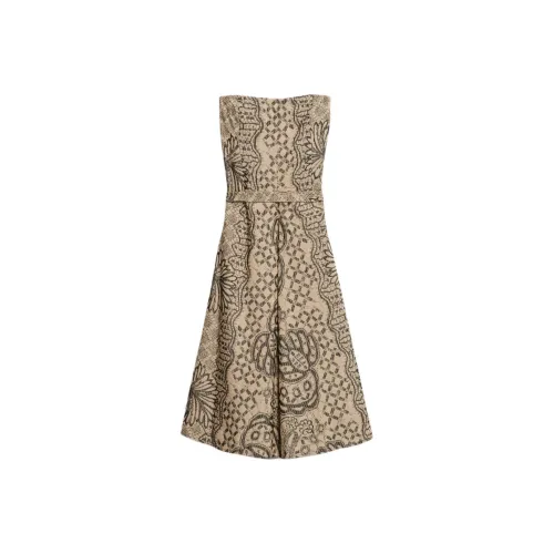 SCANLAN THEODORE Floral Weave Dress Sleeveless Dress Women's Brush/Brushes