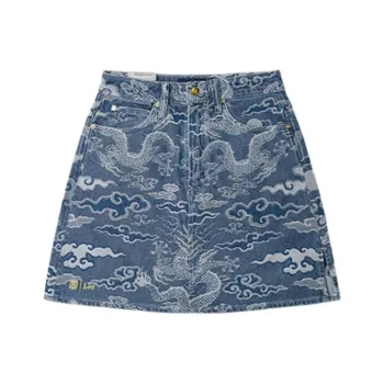 Lee Casual Short Skirts Women's Medium Blue