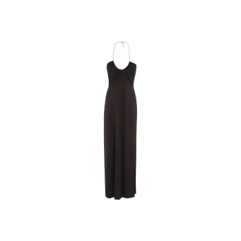 MICHAEL MICHAEL KORS Ruched Halterneck Maxi Dress