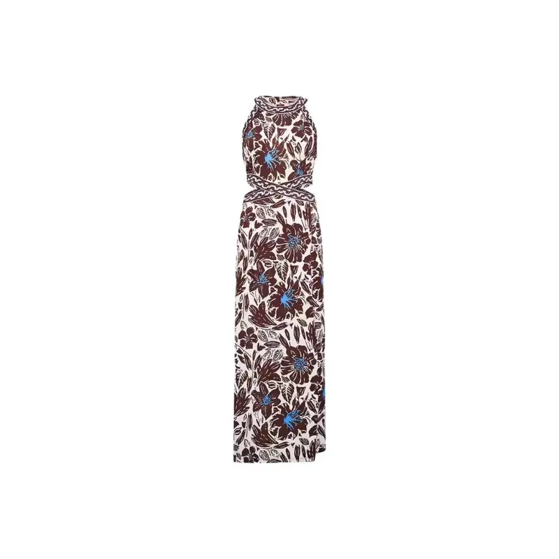 Diane Von Furstenberg SS25 Sleeveless Dress Women's Multicolor-0