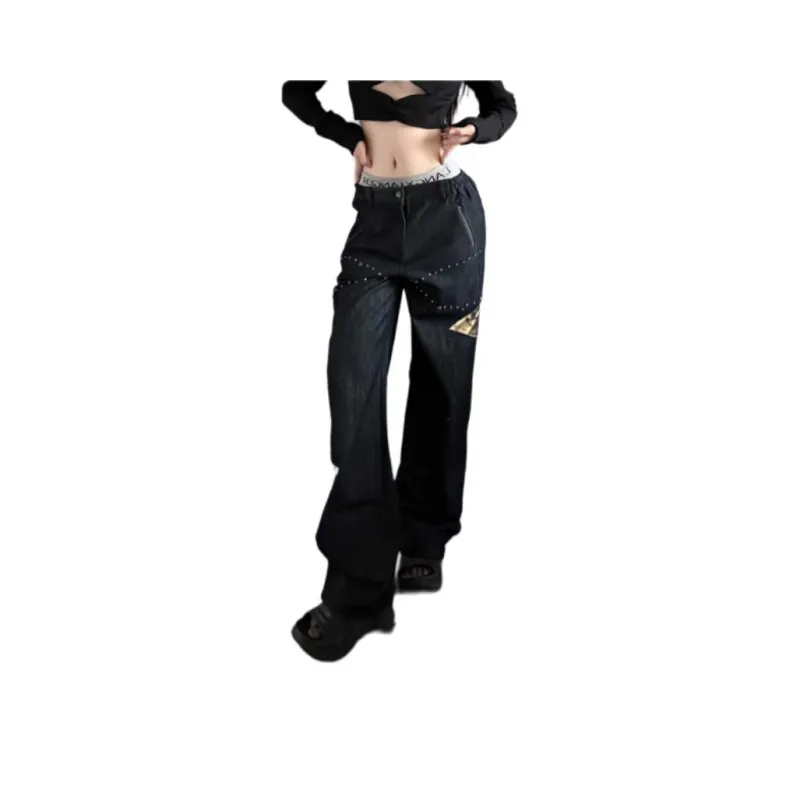 REJJ Jeans Women's Dark Blue-0