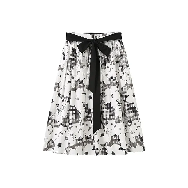 Cubic Out Of The Peach Series Casual Long Skirts Women's-5