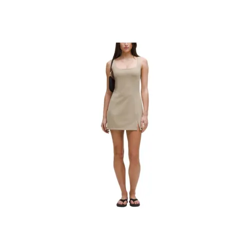 Lululemon Wunder UnderSmoothCover Slip Dress Women's Oak Brown/SHOK