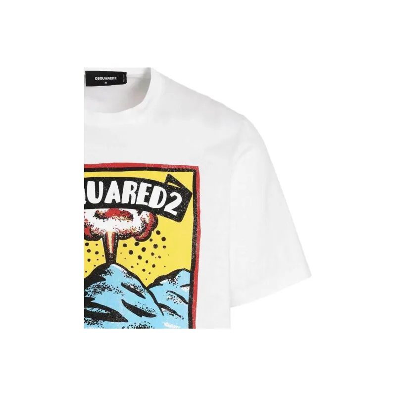 DSQUARED2 Graphic print Cotton T shirt-4