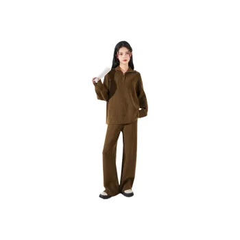Tonlion Casual Suit Women's Dark Brown