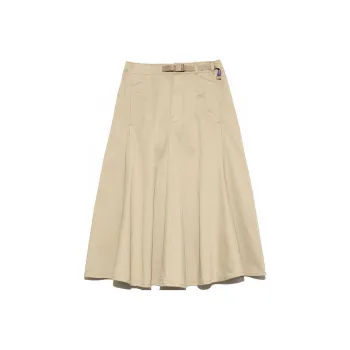 THE NORTH FACE PURPLE LABEL Chino Flared Field Skirt Casual Long Skirt Women's Beige
