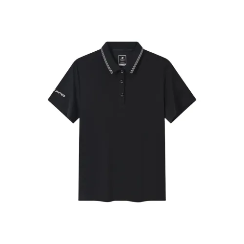 XTEP Polo Shirt Women's Jet Black