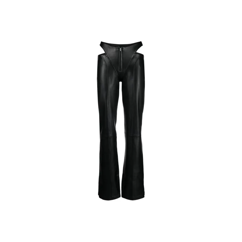 Misbhv Leather Pants Women's Black-0