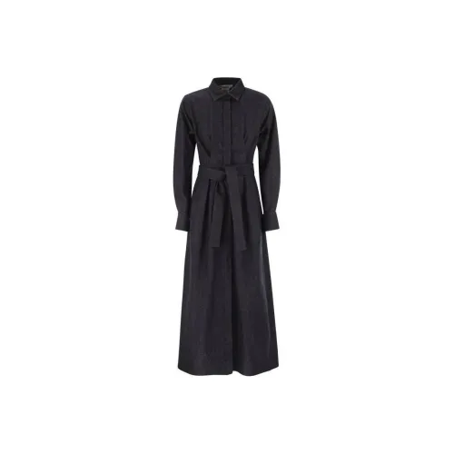 MaxMara Aller Belted Denim Dress