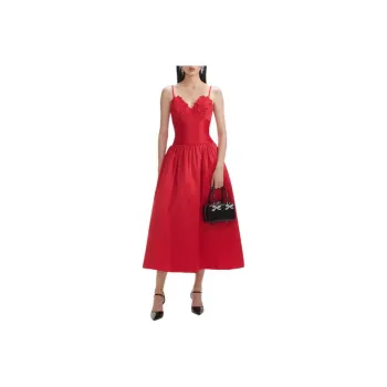 Self portrait Slip Dress Women's True Red