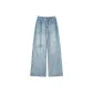 Blue Ripped Pants