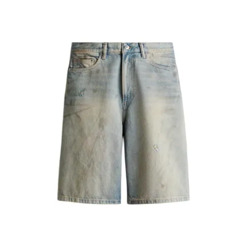 H&M Denim Shorts Men Light Denim Blue