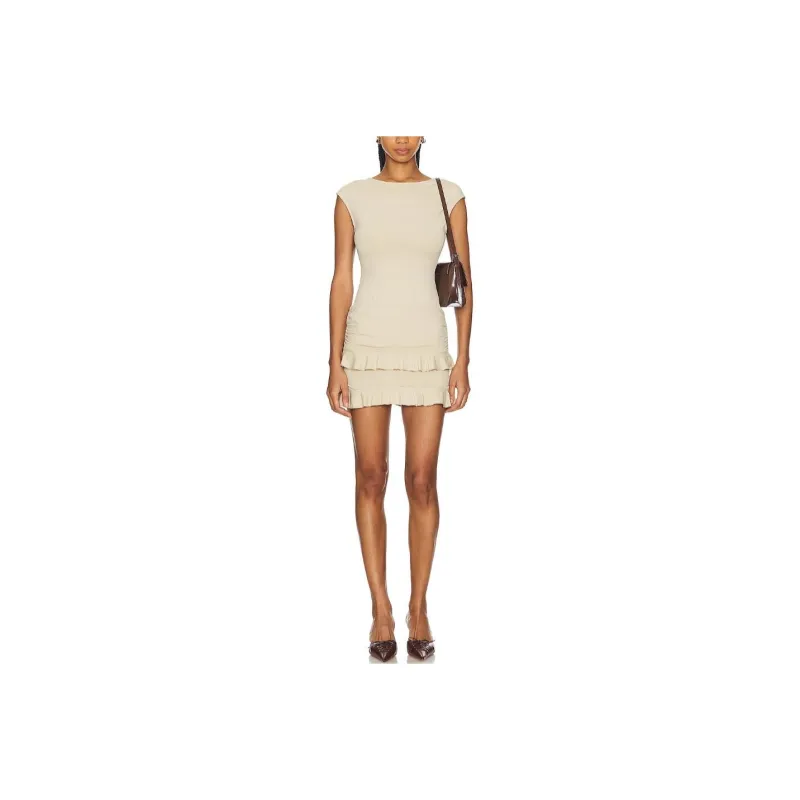 Lioness SS24 Sleeveless Dress Women's Pale Khaki-0